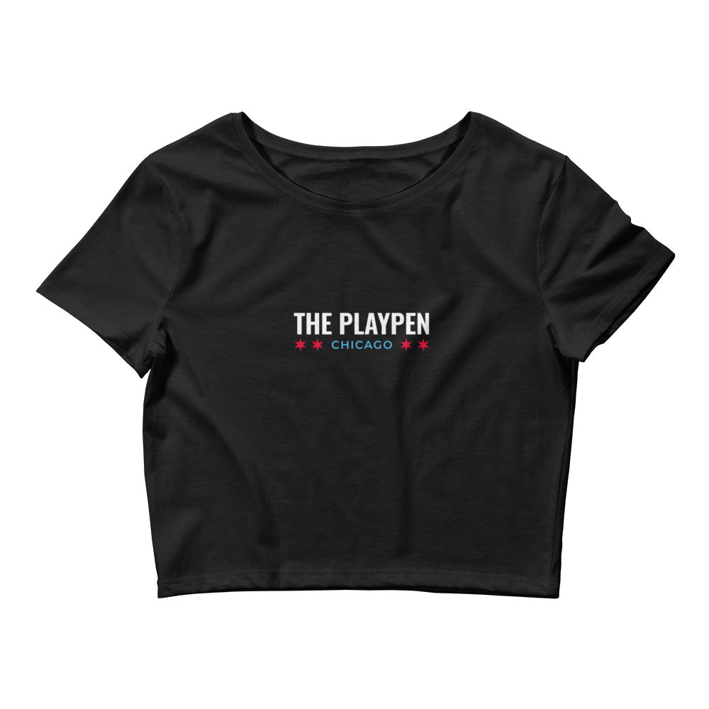 Playpen Crop Top - Black